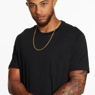 Chaîne à maillons cubains de 5 mm - Chaîne pour homme