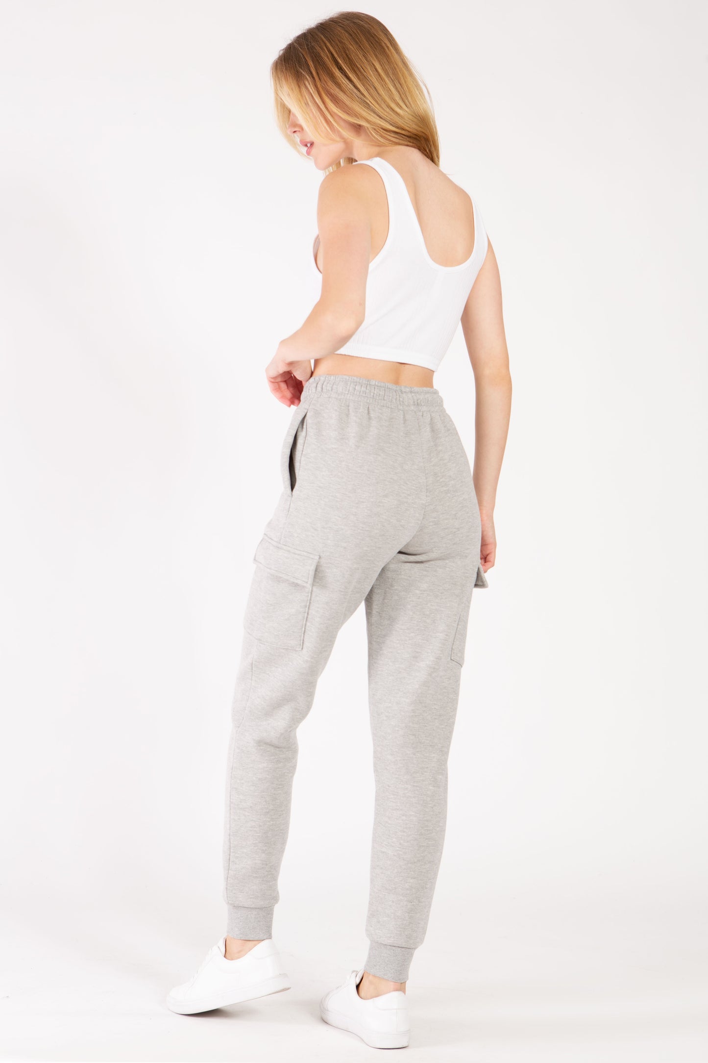 Fleece Cargo Jogger Sweatpants