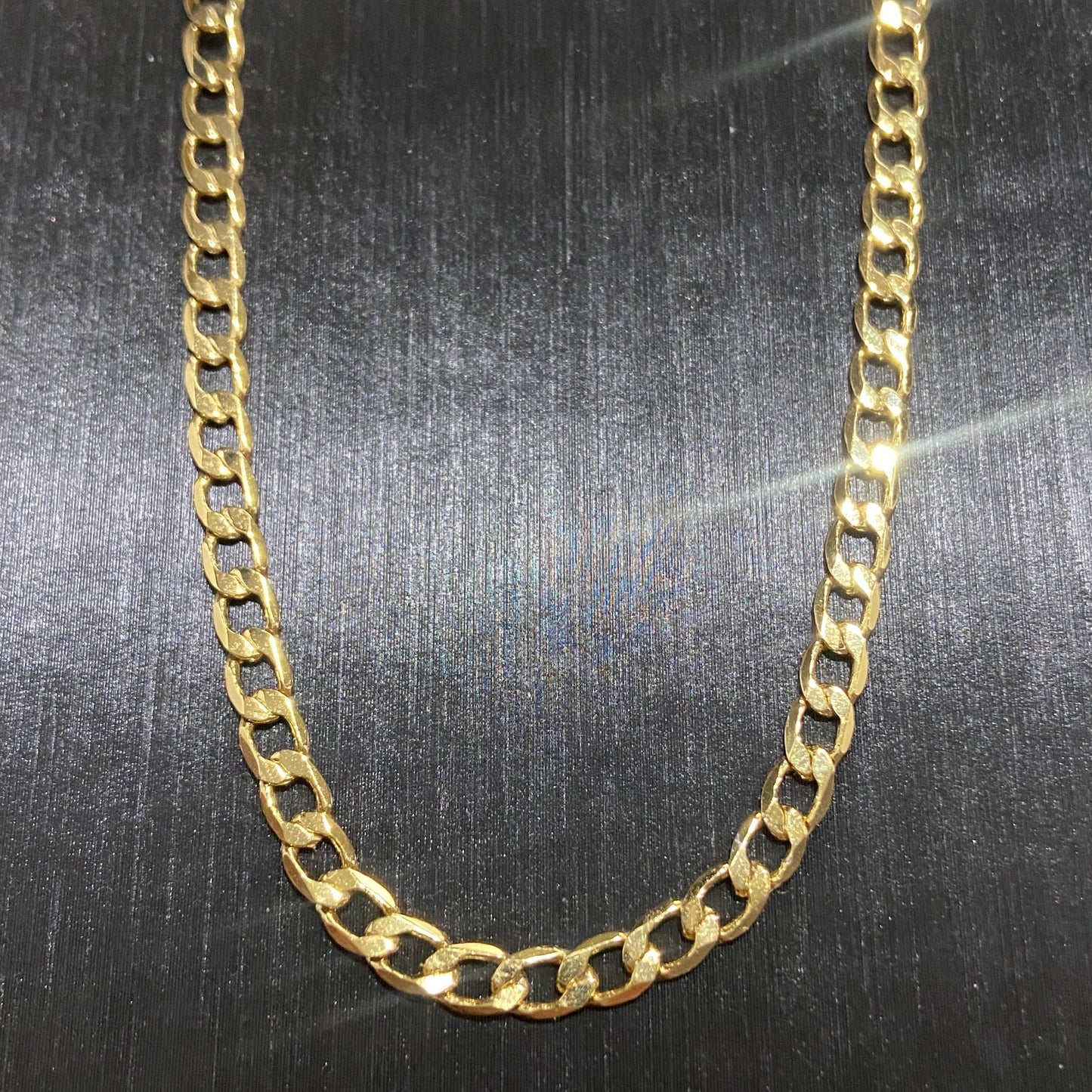 Solid Real 14k Gold Cuban Link Chain 4mm